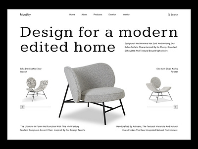 Furniture Website Design