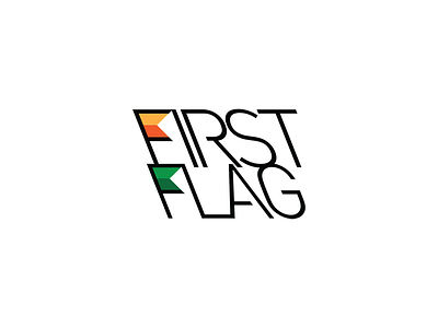 First Flag design logo