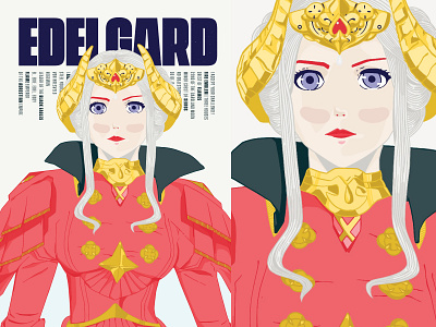 Edelgard | Fire Emblem: Three Houses design illustration