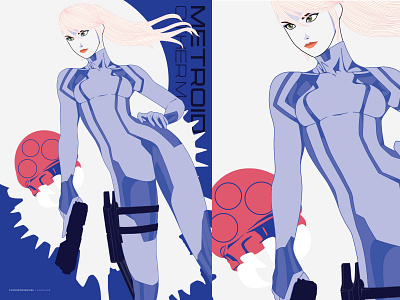 Zero Suit Samus | Metroid Other M case case design design illustration metroid nintendo other m samus aran space