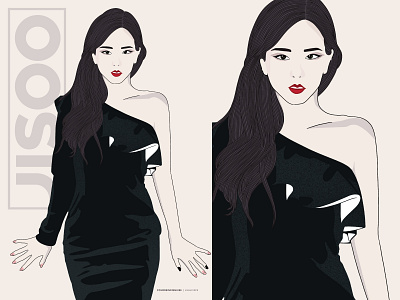 Jisoo | BLACKPINK blackpink design illustration jisoo kpop music portrait