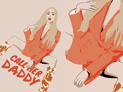Alex Cooper | Call Her Daddy alex cooper call her daddy design illustration