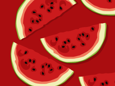 Watermelon 2d 2d illustration fruit illustration slice vector watermelon