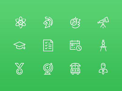 Education pictograms