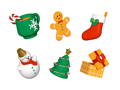 animated christmas decorations clipart