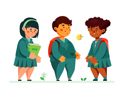 School Time illustrations