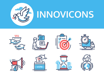 Innovicons collection collection design icon icon design innovicons line linear