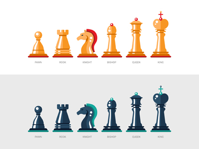 Chess Pieces by Boyko on Dribbble