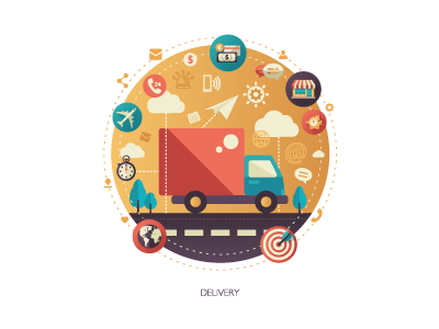 Delivery Services Illustration