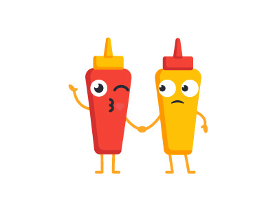 Emoticons ◉◡◉ character emoticons emotions fast food mascot mayo personage tomato ketchup