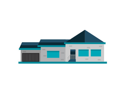 House Flat Design Illustration