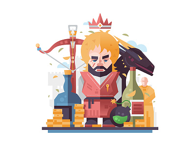 Tyrion castle dragon dwarf game of thrones gnome gold halfman hugor hill imp king lannister magic money tyrion wine yollo