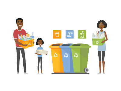 Rubbish Bin designs, themes, templates and downloadable graphic elements on  Dribbble