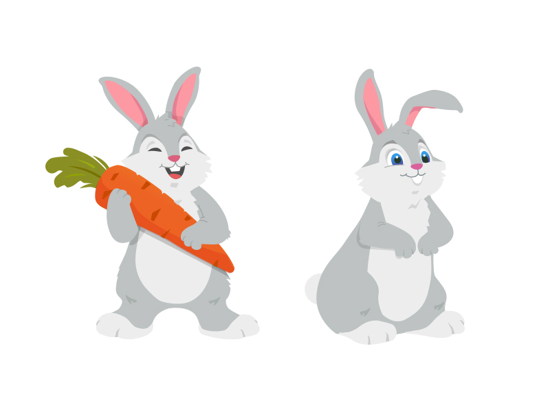 Rabbit Cartoon Characters Pictures