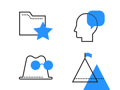 Bundle of Line Design Style Icons