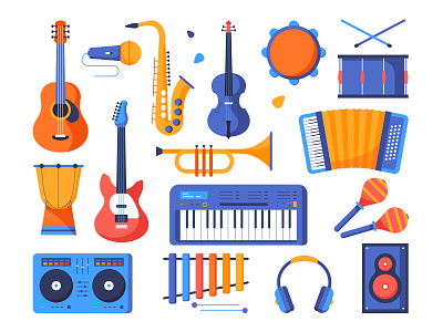 Flat musical instruments