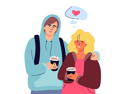 A date flat illustration