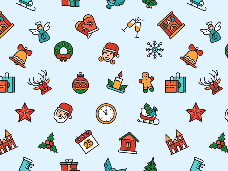 Christmas pattern freebie by Boyko on Dribbble