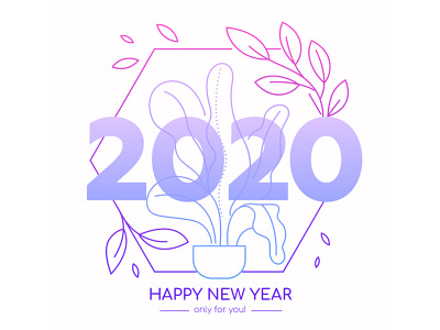 Happy New Year illustration