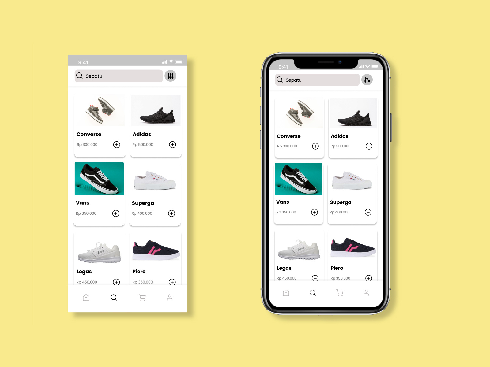 UI UX Shoe Store by Jakob Brata on Dribbble