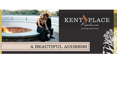 Kent Place Banner apartments banner layout luxury print