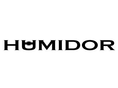 Humidor banner cigar logo magazine type