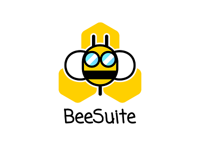 Bee Suite Logo adobe illustrator bee iconography illustration logo logo design vector