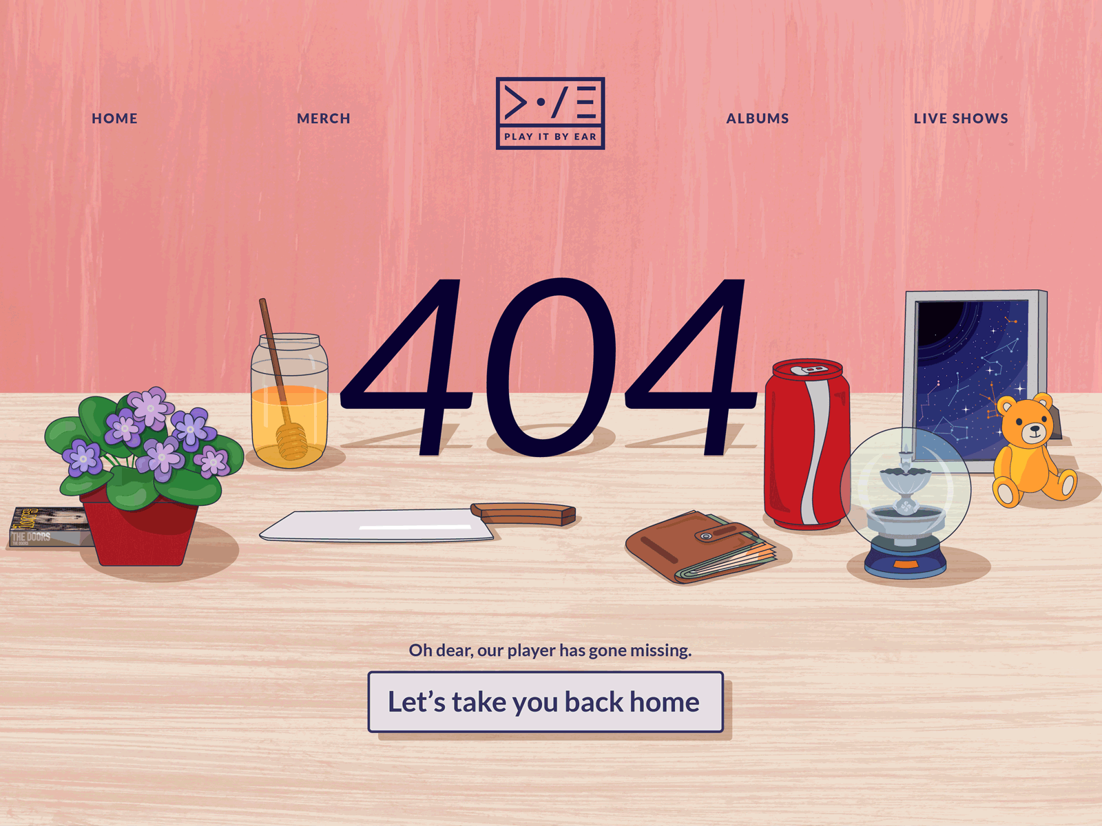 PIBE | Daily UI Challenge 008 (404 page) 404 404 error 404 page 404error daily ui dailyui dailyuichallenge error glitch illustration ui