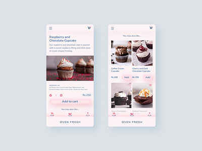 Oven Fresh | Daily UI Challenge 012 (E-Commerce Shop – Single) 012 bakery branding claymorphism daily ui dailyui dailyuichallenge e commerce page single page ui