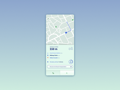 EcoDrive | Daily UI Challenge 020 (Location Tracker) bike rental daily ui daily ui 020 dailyui dailyuichallenge location tracker map rental tracker ui vector