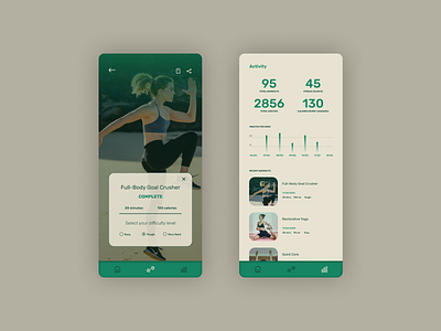 GoActive | Daily UI Challenge 041 (Workout Tracker)