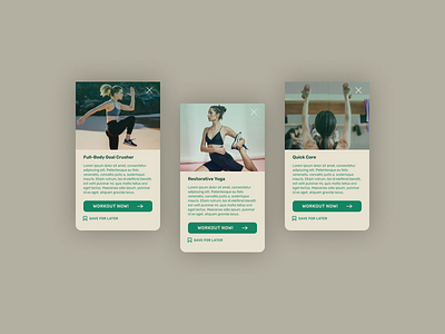 GoActive | Daily UI Challenge 045 (Info Card) 045 card card information daily ui daily ui 045 dailyui dailyui045 dailyuichallenge exercise info card ui workout workout tracker yoga