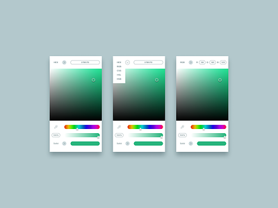 Hue | Daily UI Challenge 060 (Color Picker)