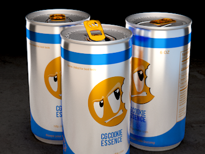 CG Cookie Essence - Drink Can 3d blender can cg cookie cycles drink model product render