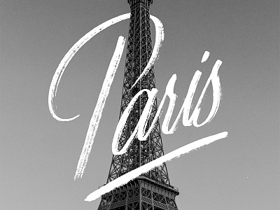 Dribbble hand lettering lettering lettrage pray for paris