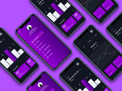 Cryptocurrency App Design | Mobile App UI Design