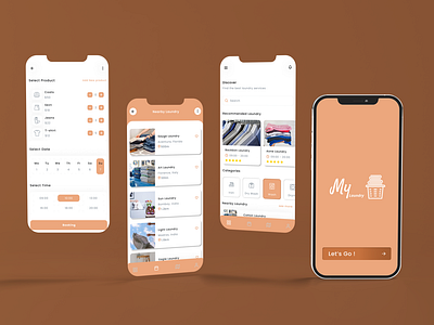 Laundry App UI Design | Mobile App Design