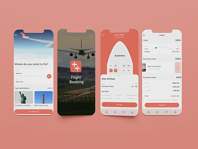 Flight Booking App UI Design | Mobile App UI Design