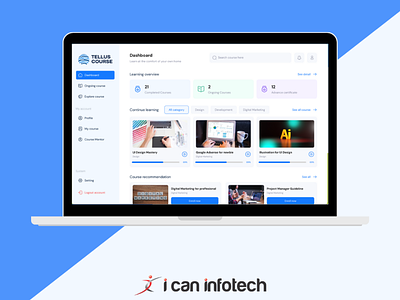 E-Learning App Design | Mobile App UI Design | Tellus Course app design app development application design canada course app course website design e lerning graphic design illustration learning app learning website mobile application ui ui design uiux website design