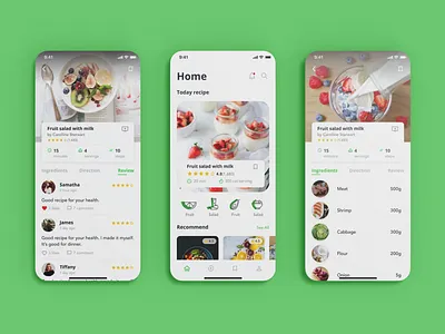 Recipe App UI Design | Mobile App Design 2023 app design app development app ui design appdesign application design branding canada design graphic design mobile application recipeapp recipeappdesign recipemobileappdesign ui ui design uidesign uiux website design