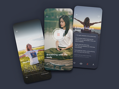 Best Meditation App UI Design | Meditation Application UI Design app development branding design graphic design meditation app mobile application ui