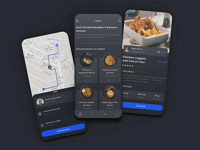 Food Delivery Mobile App UI | Application UI Design app design app development delivery app food app food delivery mobile application ui