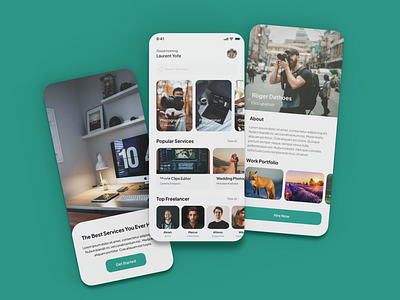 Freelancing App UI Design | Mobile App Design