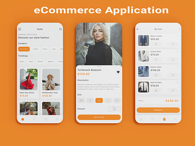 eCommerce Application UI Design