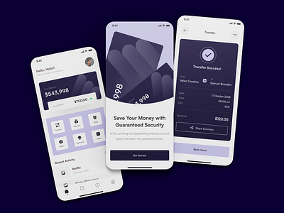 Finance Mobile App Design