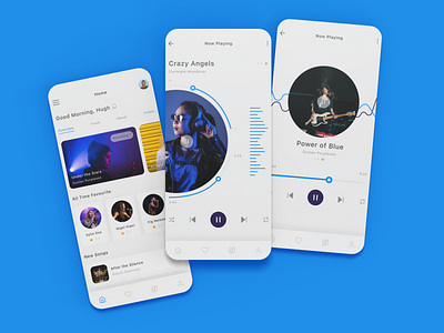 Music Player Mobile App | Mobile App Design app design app development design mobile application music app music player app ui