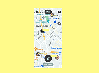 Location Tracker app design graphic design ui ux