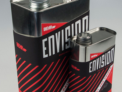 Envision™ behr constructivism lcad packaging paint tincan