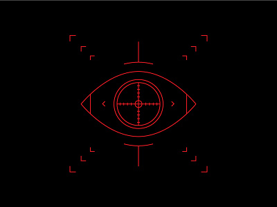 T A R G E T I N G . . . crosshair cyberpunk eye target