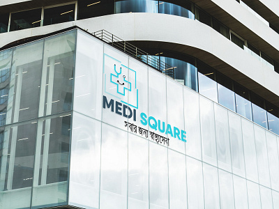 MEDI SQUARE branding graphic design logo